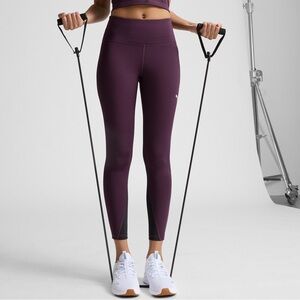 PUMA Train All Day Women's 7/8 Training‎ Leggings Midnight Plum Size Medi…